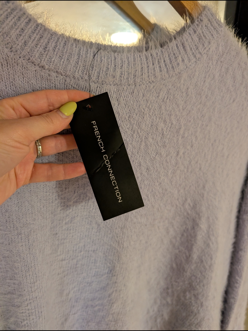French Connection Meena Fuzzy Sweater *NWT* - Picture 4 of 6